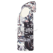 Dolcezza 'Piano Blues III' Longline Gilet - Style 75825