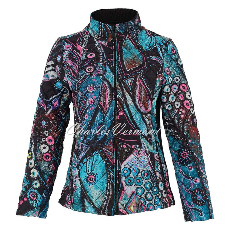 Dolcezza 'Enchanted Island' Quilted Jacket - Style 75833