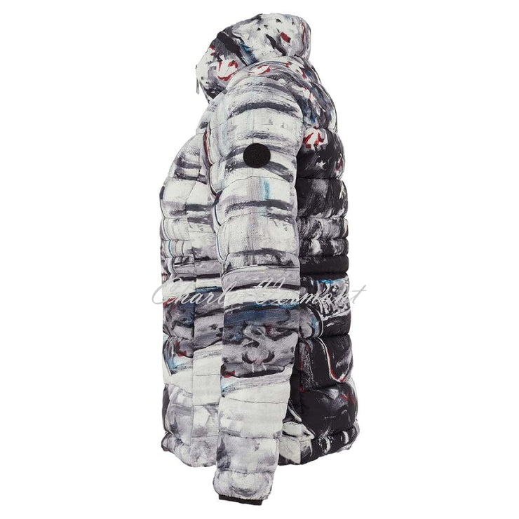 Dolcezza 'Piano Blues III' Padded Coat - Style 75837
