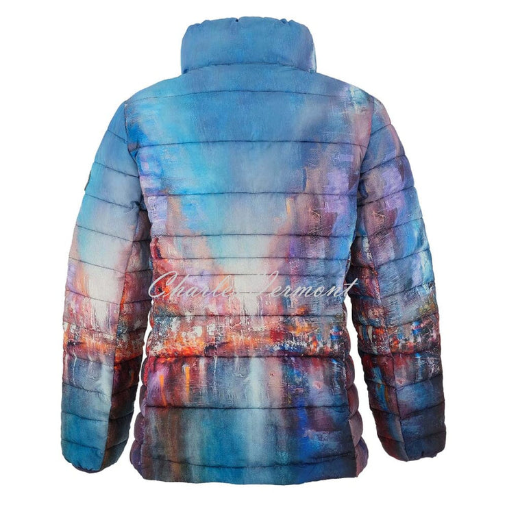 Dolcezza 'The Blue City' Padded Coat - Style 75838