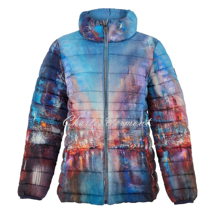 Dolcezza 'The Blue City' Padded Coat - Style 75838