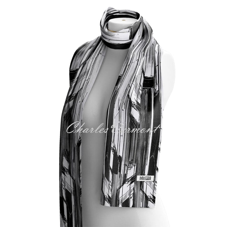 
Dolcezza 'Baisti' Scarf - Style 75903 (Black / White)
