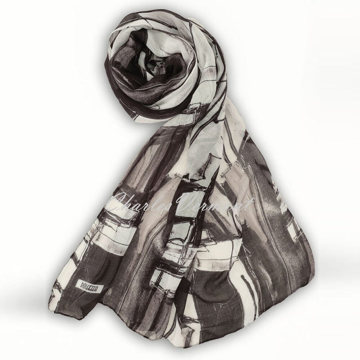 
Dolcezza 'Baisti' Scarf - Style 75903 (Black / White)
