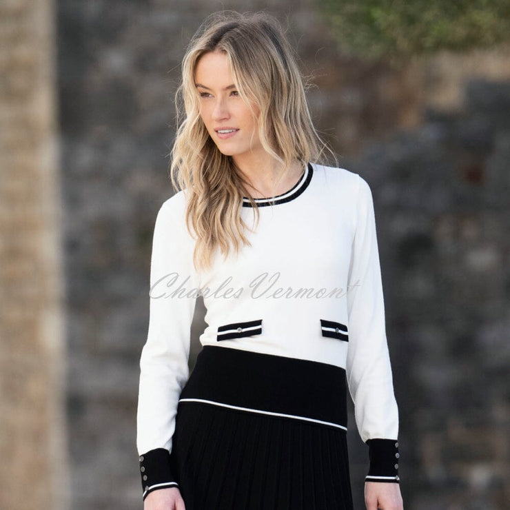 Marble Sweater - Style 8000-104 (Ivory)