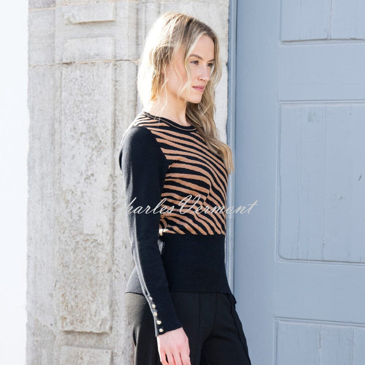 Marble Patterned Sweater - Style 8041-208