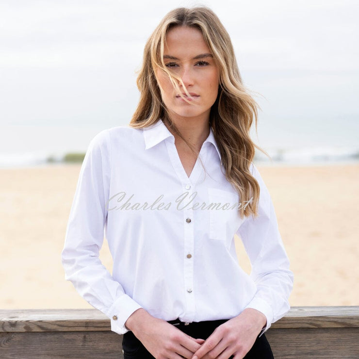 Marble Blouse - Style 8146-102 (White)
