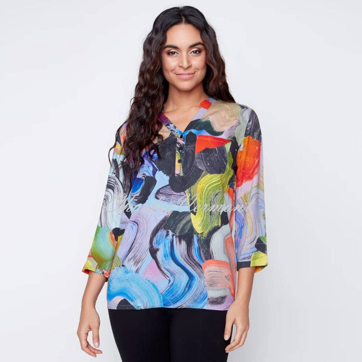 Claire Desjardins Patterned Blouse - Style 91239