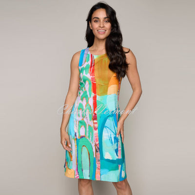 Claire Desjardins 'Peacock In A Pen' Sleeveless Dress - Style 92119