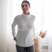 Alison Sheri Sweater - Style A42066 (Off-White)
