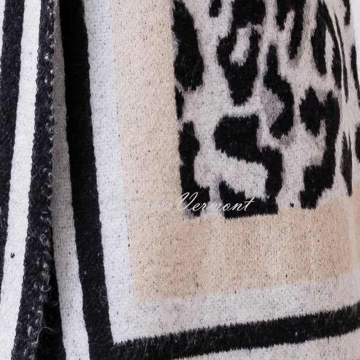 Alison Sheri Animal Print Knit Coatigan - Style A42082