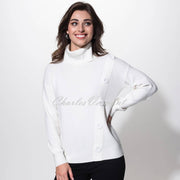 Alison Sheri Button Detail Sweater - Style A42102