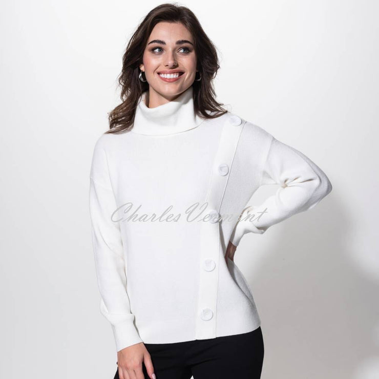 Alison Sheri Button Detail Sweater - Style A42102