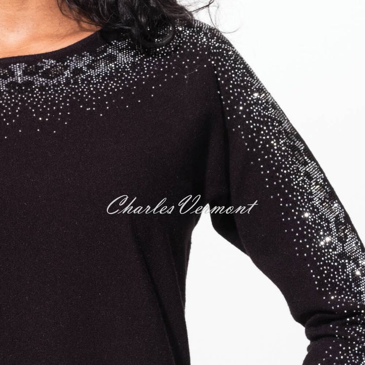 Alison Sheri Diamante Sweater Top - Style A42315