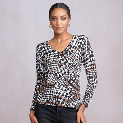 Alison Sheri V-Neck Sweater - Style A46202