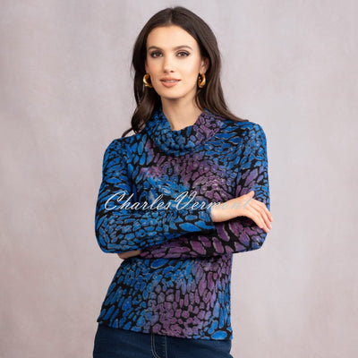 Alison Sheri Cowl Neck Top - Style A46270