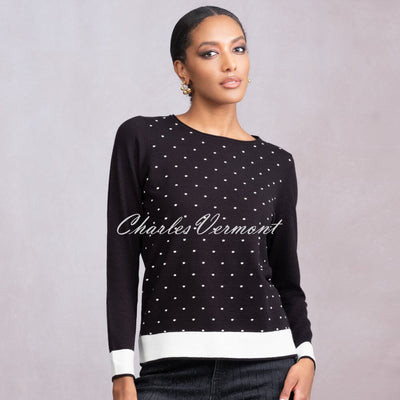 Alison Sheri Polka Dot Sweater - Style A46352