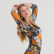 Dolcezza 'Newspaper' Boat Neck Top - Style 74660