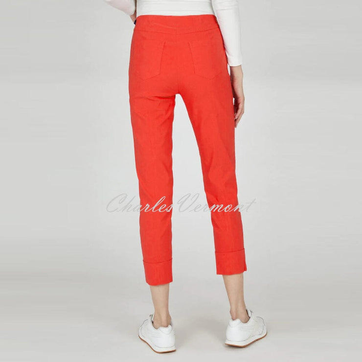 Robell Bella 09 - 7/8 Cropped Trouser 51568-5499-330 (Hot Coral)
