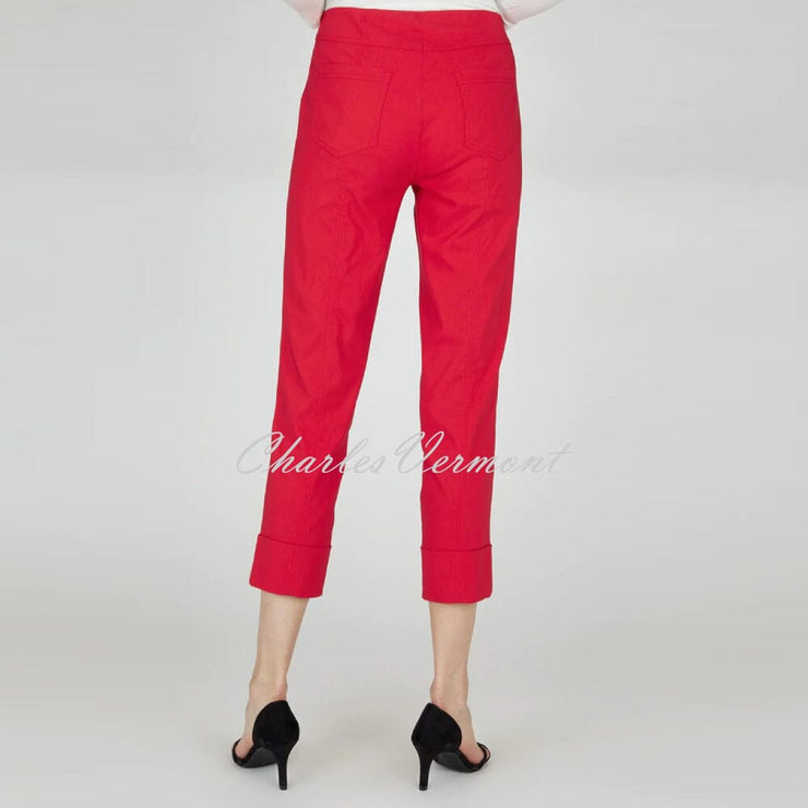 Robell Bella 09 - 7/8 Cropped Trouser 51568-5499-461 (Rose Red)