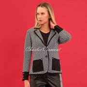 Dolcezza 'Bold & Black' Blazer Jacket - Style 75113