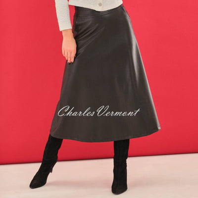 Dolcezza 'City Rock' Faux Leather Skirt - Style 75152