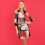 Dolcezza 'Bookworm' Dress With Zip Neckline - Style 75644