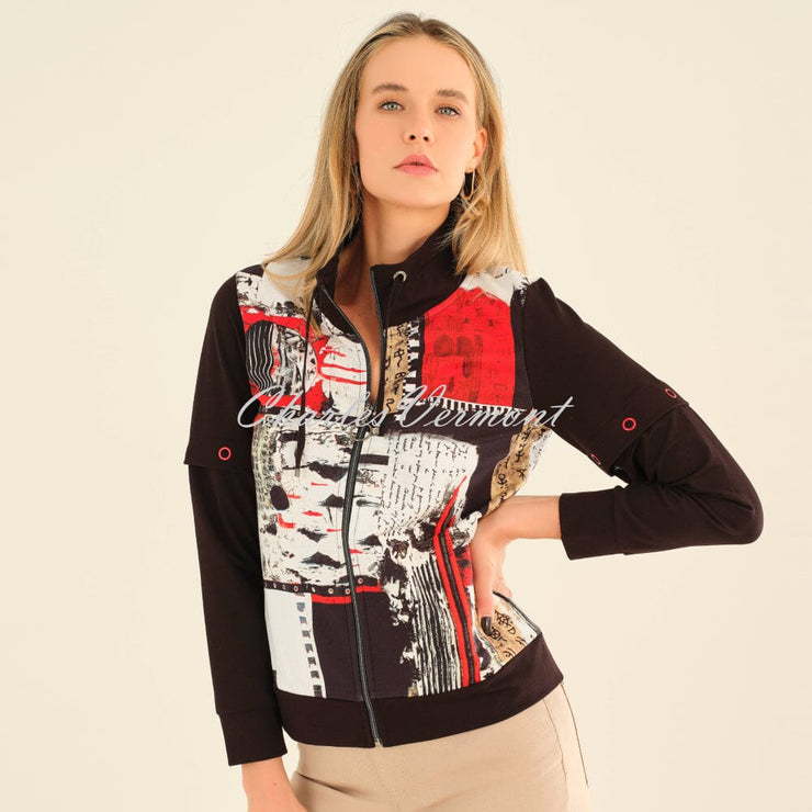 Dolcezza 'Bookworm' Jacket With Detachable Sleeves - Style 75645