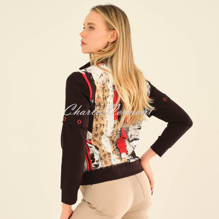 Dolcezza 'Bookworm' Jacket With Detachable Sleeves - Style 75645