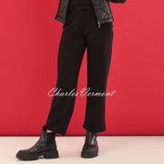 Dolcezza 'Sporty Chic' Smart Jogger Trouser - Style 75176 (Black)