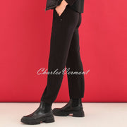 Dolcezza 'Sporty Chic' Smart Jogger Trouser - Style 75176 (Black)
