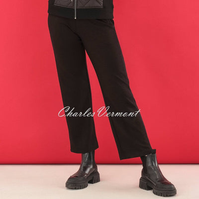 Dolcezza 'Sporty Chic' Smart Jogger Trouser - Style 75176 (Black)