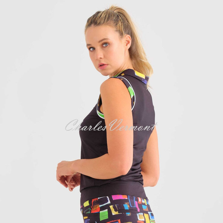 Dolcezza 'Colourful Windows' 'Golf' Sleeveless Top - Style 35310