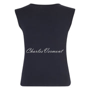 Doris Streich Top - Style 563270-50 (Navy Blue)