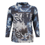 Doris Streich Animal Print Sweater - Style 284176-56
