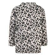 Doris Streich Leopard Print Sweater Top With Comic Motif - Style 338144-80