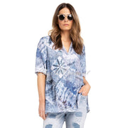 Doris Streich Linen Blouse - Style 257504-59