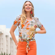 Dolcezza 'Big Changes' Top With Tied Knot Hem - Style 24712