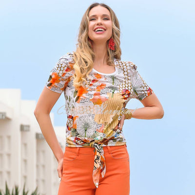 Dolcezza 'Big Changes' Top With Tied Knot Hem - Style 24712