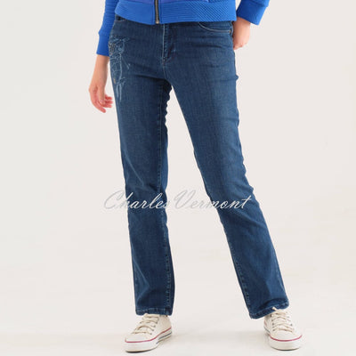Dolcezza 'Baisti' Jean With Rhinestone Detailing - Style 75402