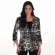 Frank Lyman Animal Print Blazer Jacket - Style 254218