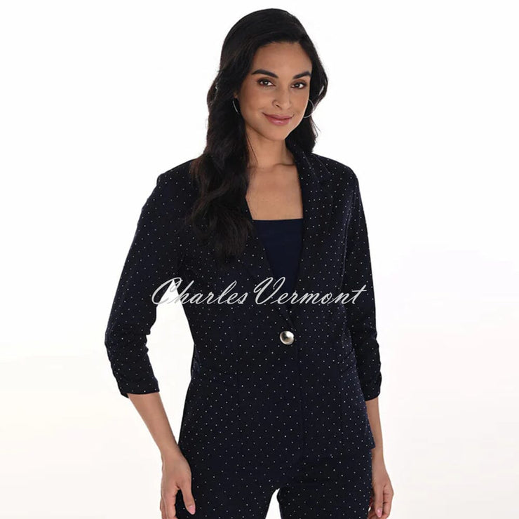 Frank Lyman Blazer Jacket With Rhinestone Detailing - Style 254230