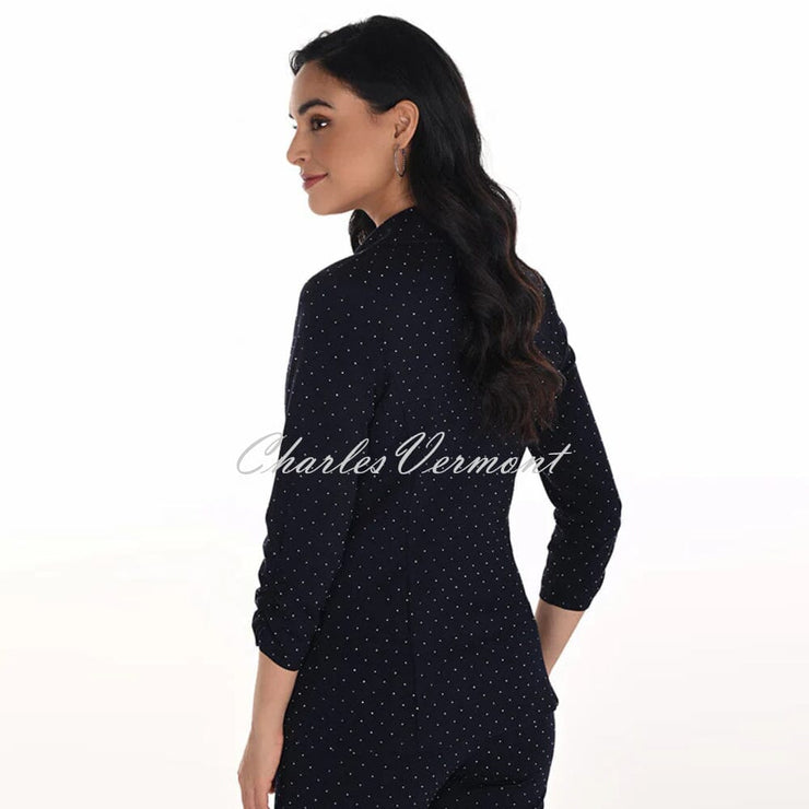 Frank Lyman Blazer Jacket With Rhinestone Detailing - Style 254230
