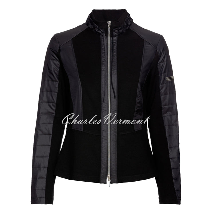 Just White Zip Jacket - Style J3659 (Black)