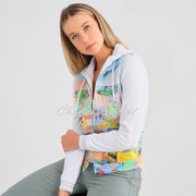 Dolceza 'Kings Pier Marina' Hooded Zip Jacket - Style 25738