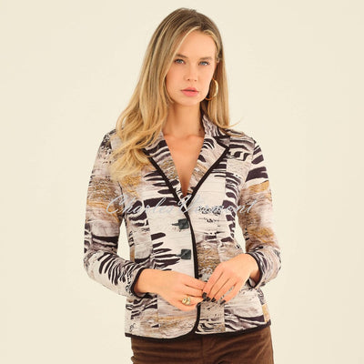 Dolcezza 'Unbalanced' Blazer Jacket - Style 75687