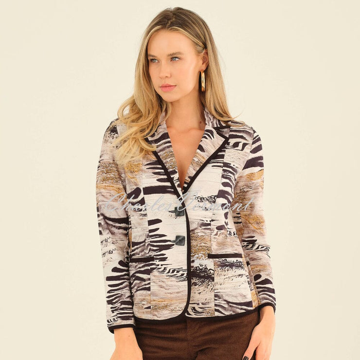 Dolcezza 'Unbalanced' Blazer Jacket - Style 75687
