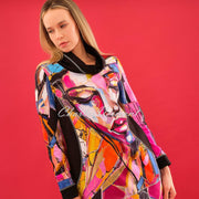 Dolcezza 'Baisti' Cowl Neck Tunic Top - Style 75624