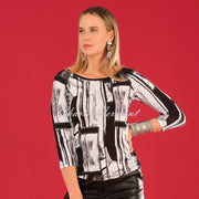 Dolcezza 'Baisti' Boat Neck Top - Style 75630