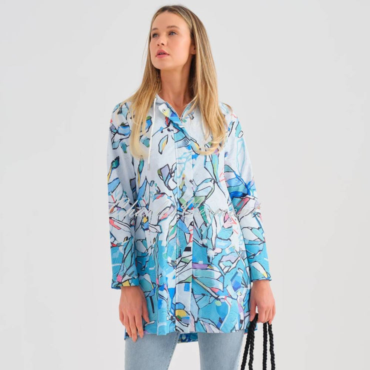 Dolcezza 'Half Moon Morning' Waterproof Hooded Jacket - Style 25870