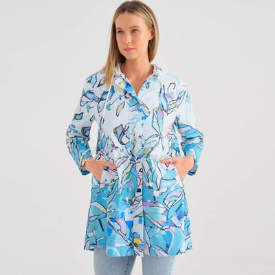 Dolcezza 'Half Moon Morning' Waterproof Hooded Jacket - Style 25870